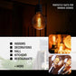 E27 G95 Globe Filament Bulb 4W Amber – Warm White 2700K Vintage | Electricalsone