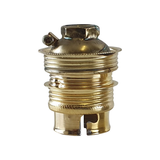 B22 Bayonet Brass Lamp Holder (Incandescent Bulbs)