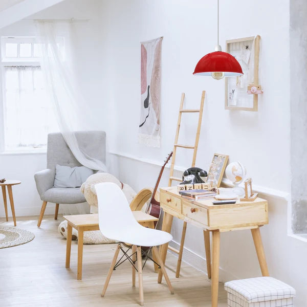 Modern Dome Metal Pendant Light Lampshade 40cm