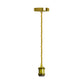 2m Plug-In Pendant Set with Flex Cable and Bulb Holder  65cm Length