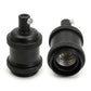 Metal E27 bulb holder built for vintage/industrial pendant projects