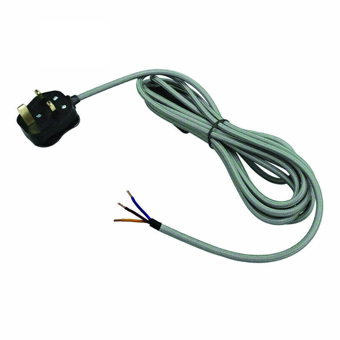 Dimmer Switch 2m Fabric Flex Cable Plug In Pendant With Short Holder~1611 - Electricalsone UK Ltd