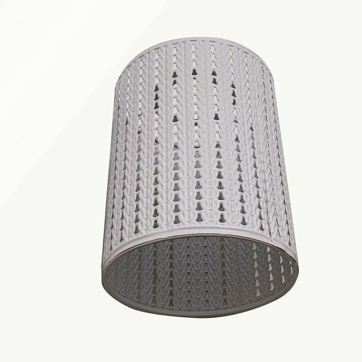Easy Fit Black Colour Drum Lampshade Modern Metal Shade Retro Style