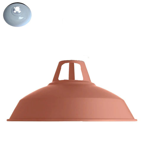 Painted Retro Barn Light Shades UK