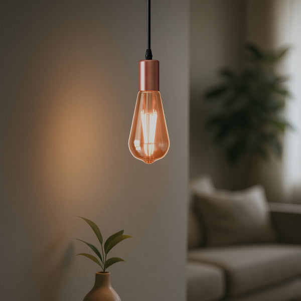 Vintage E27 Fitting Suspension Light Base Copper Lamp Holder Ceiling Pendant Lights~3640