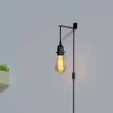 E27 Plug in Black Light Socket Cord Ceiling Hanging Lights