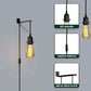E27 Plug in Black Light Socket Cord Ceiling Hanging Lights