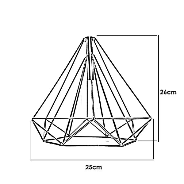 Yellow Geometric Cages Transform Your Ceiling Lights