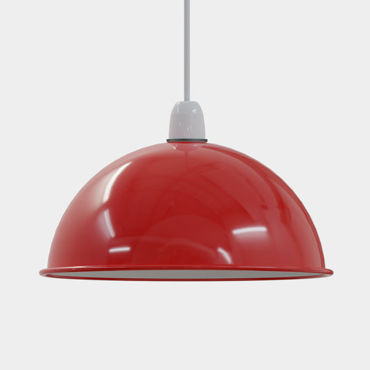 This lampshade is designed for easy installation