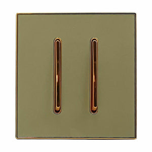 Screw less Wall Light Gold Glossy Switch