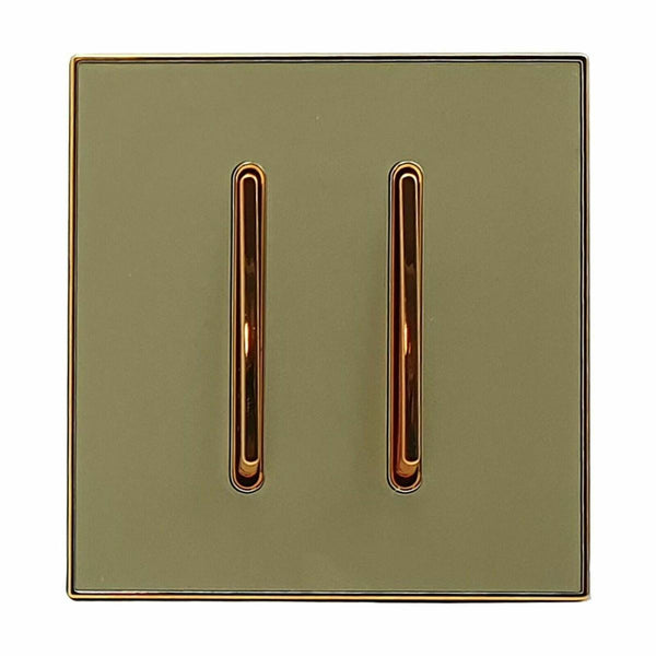 Screw less Wall Light Gold Glossy Switch