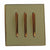 Screw less Wall Light Gold Glossy Switch