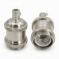 Solid metal E27 lamp holder, not plastic