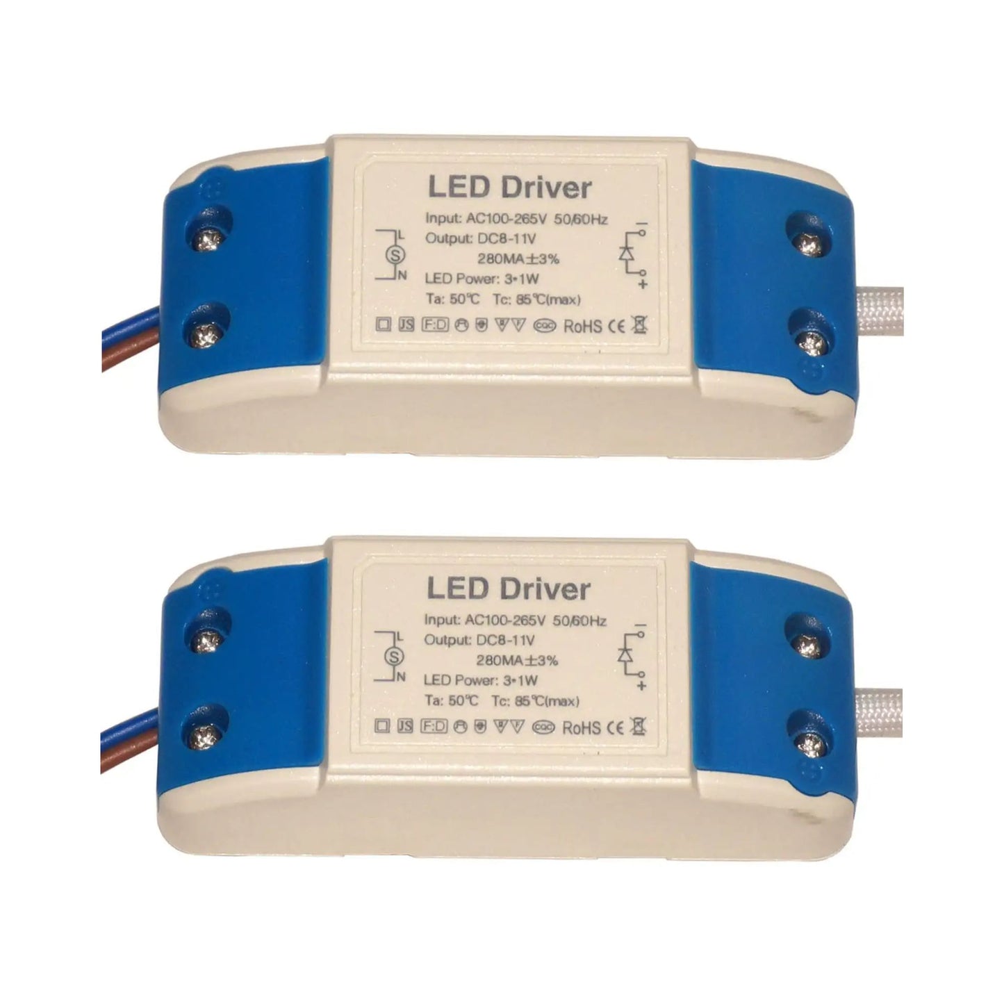 LED Driver DC 3W 8-11V Constant Current Low Voltage LED Transformer