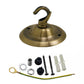 75mm/105mm Metal Ceiling Rose Hook Plate For Light Fitting