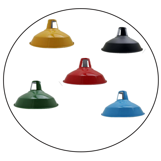 Various Colour Modern Ceiling Barn Pendant Light