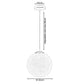 Modern Rattan Pendant Lamp - Woven Ceiling Light Fixture for Living Room, Bedroom, Bar & Dining Room
