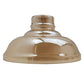 Bowl-Vintage Retro Style Lampshades Ceiling Pendant Light Lamp Amber Glass Shade