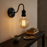 Swan Neck Wall Sconce UK – Vintage Industrial E27 Wall Light