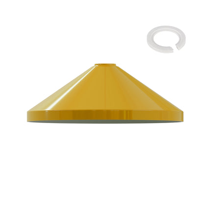 33.5cm Metal Cone Pendant Lampshade – Retro E27 Shade