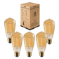 antique style led bulb
warm amber filament bulb