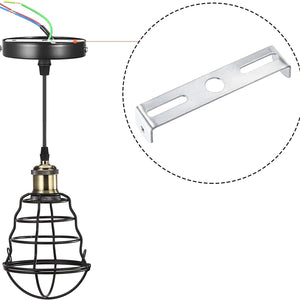 Ceiling rose Light Fixing strap brace bracket Plate with accessories