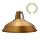 Electro Plating Modern Retro Barn Light Shades 4cm Top ole, Modern Ceiling Pendant Easy Fit Lampshades