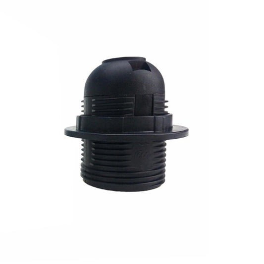 Black screw E27 light bulb holder base for pendant lighting