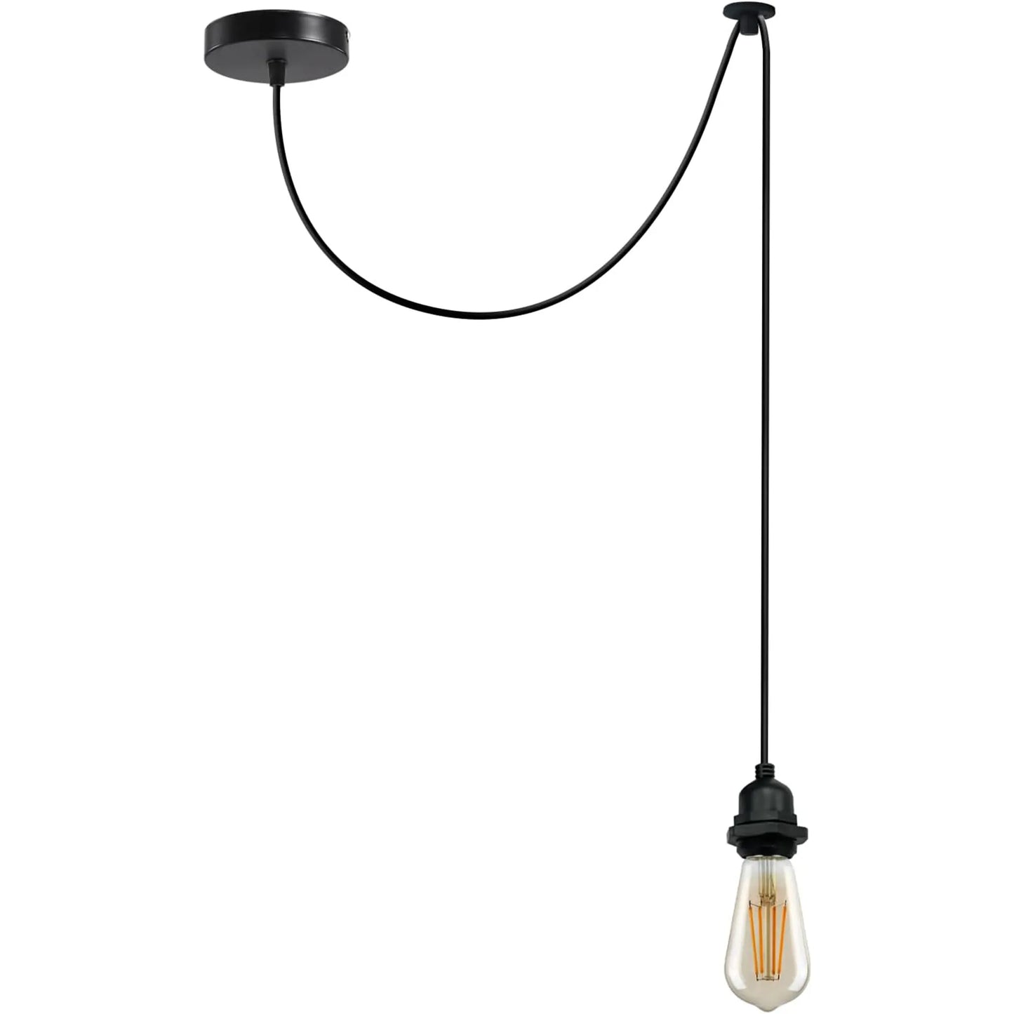 black pendant light holder
e27 lamp holder pendant