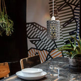 Easy Fit Black Colour Drum Lampshade Metal