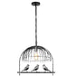 Bird Cage Ceiling Industrial Chandelier Loft Pendant Light With FREE Bulb