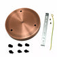 Multi-outlet side fitting ceiling rose, 3-way outlet five colors
