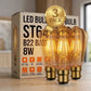 ST64 B22 8W Vintage LED Filament Bulb – Dimmable Bayonet