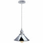 Vintage Metal E27 Chrome Pendant Light Shade