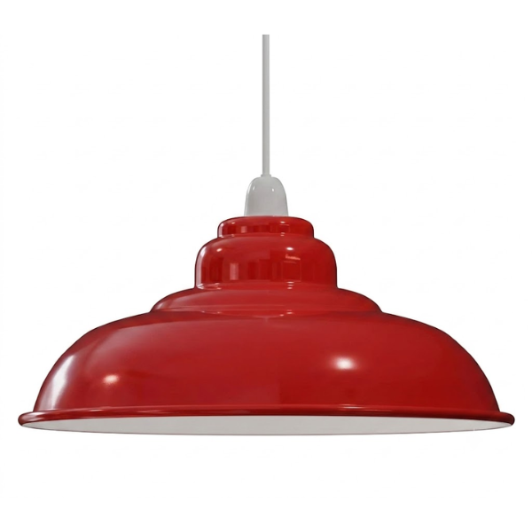 gloss metal lampshade