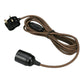 hanging lamp with plug