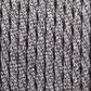 3 Core Twisted Black & White Multi Tweed Vintage Electric fabric Cable Flex 0.75mm
