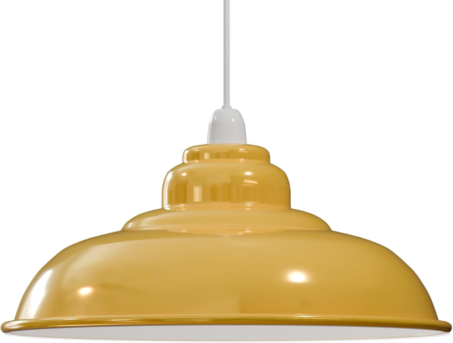 industrial light shade yellow