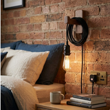 E27 Rubber Cable Plug In Pendant with Switch Holder Lighting