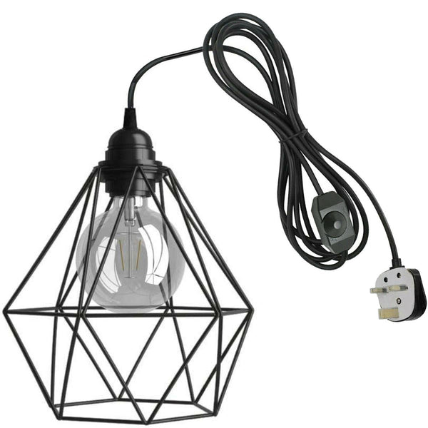 hanging plug in lamp