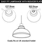 metal dome lampshade