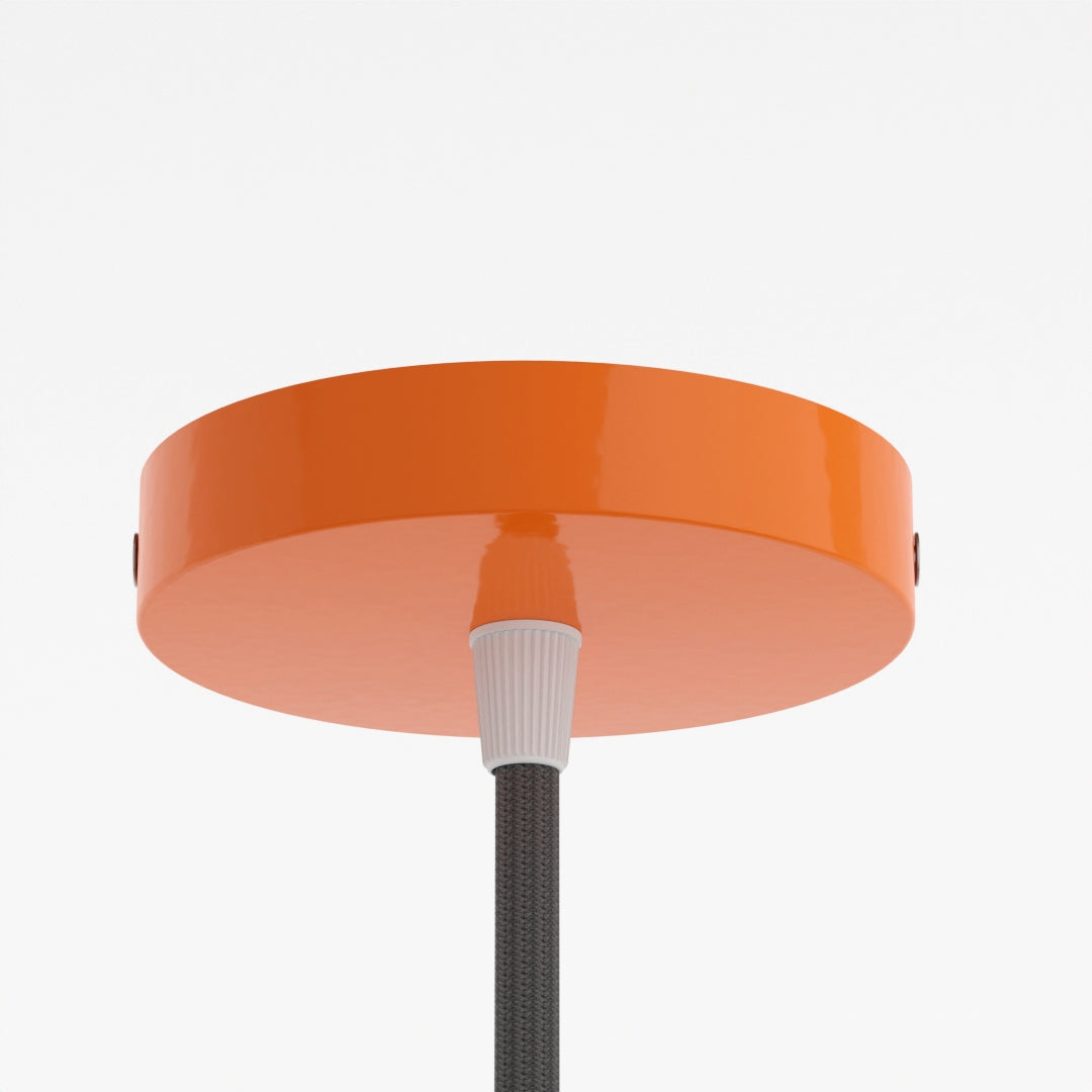 Vinatge 100mm Light fitting  Side Fiting Single Outlet Metal Ceiling Rose