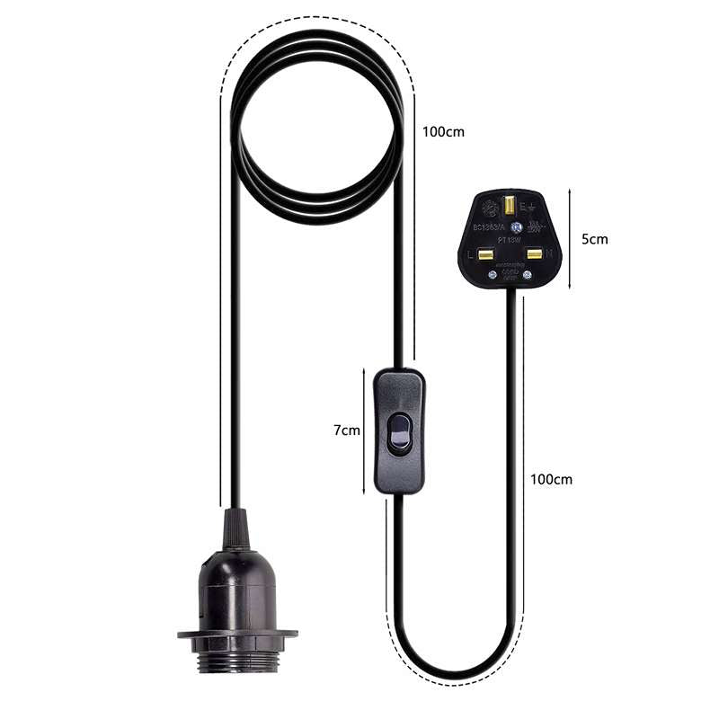 hanging plug in lamp