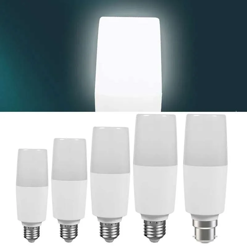 LED Light Bulb Mini Stick Shape B22,E27 Cold White Bulbs