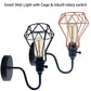 Classic Meets Modern: Vintage Cage Wall Lamp