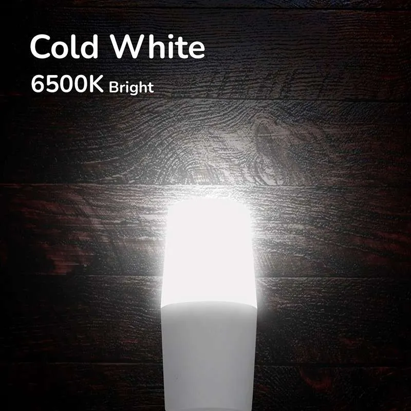 LED Light Bulb Mini Stick Shape B22,E27 Cold White Bulbs