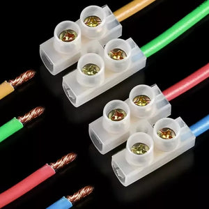 cable terminal strip white
