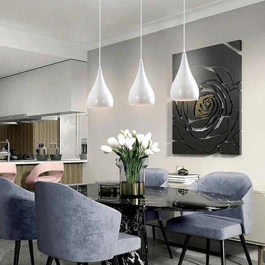 Black Vintage Long Metal Lampshade – Retro Frame Design