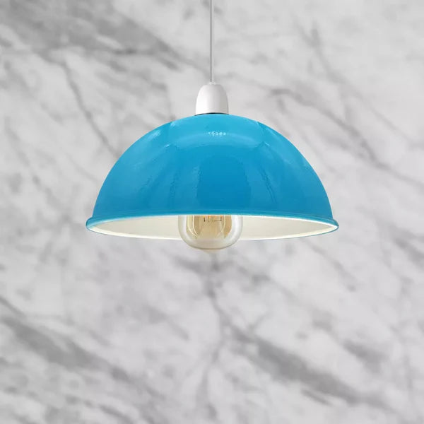 Modern Dome Metal Pendant Light Lampshade 40cm