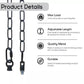 Heavy Duty Chandelier Hanging Link Chain 38mm x 16mm Painted Finish Light chain